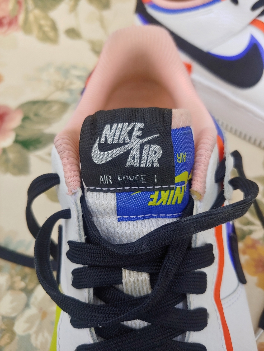Nike Air Force 1 Shadow Sneakers White Multi Women's 9.5 - Picture 16 of 16